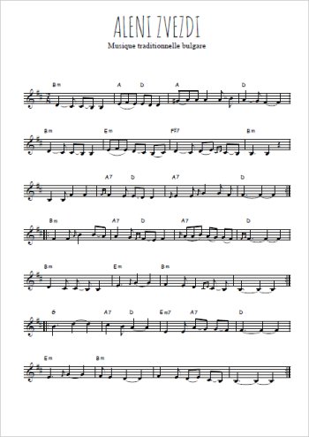 Aleni zvezdi Partition gratuite