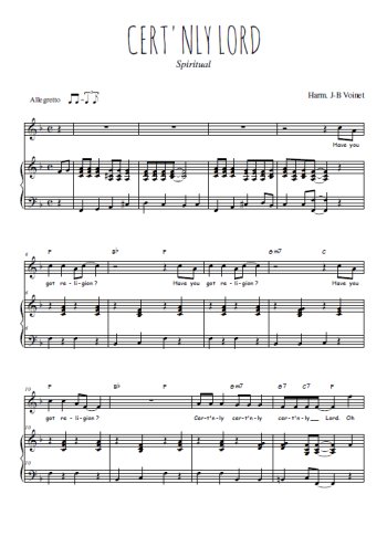 Téléchargez l'arrangement de la partition de Traditionnel-Cert-nly-Lord en PDF pour Chant et piano