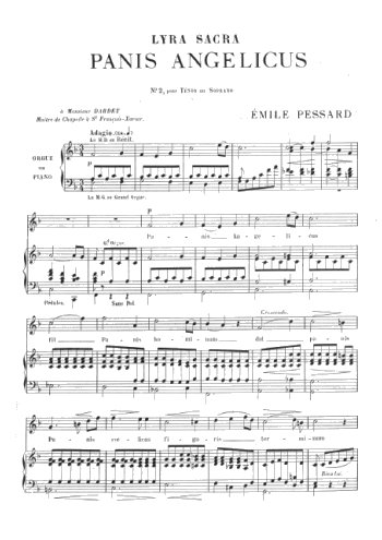 Panis Angelicus Partition gratuite
