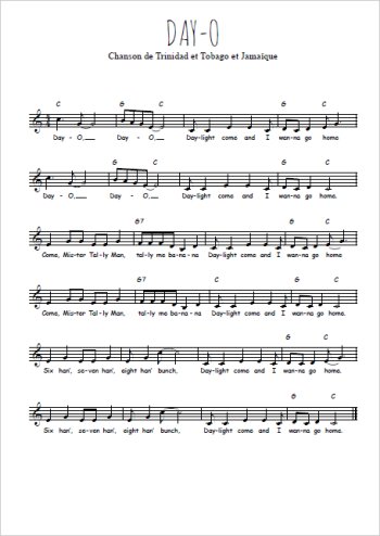 Day-o (banana boat song)