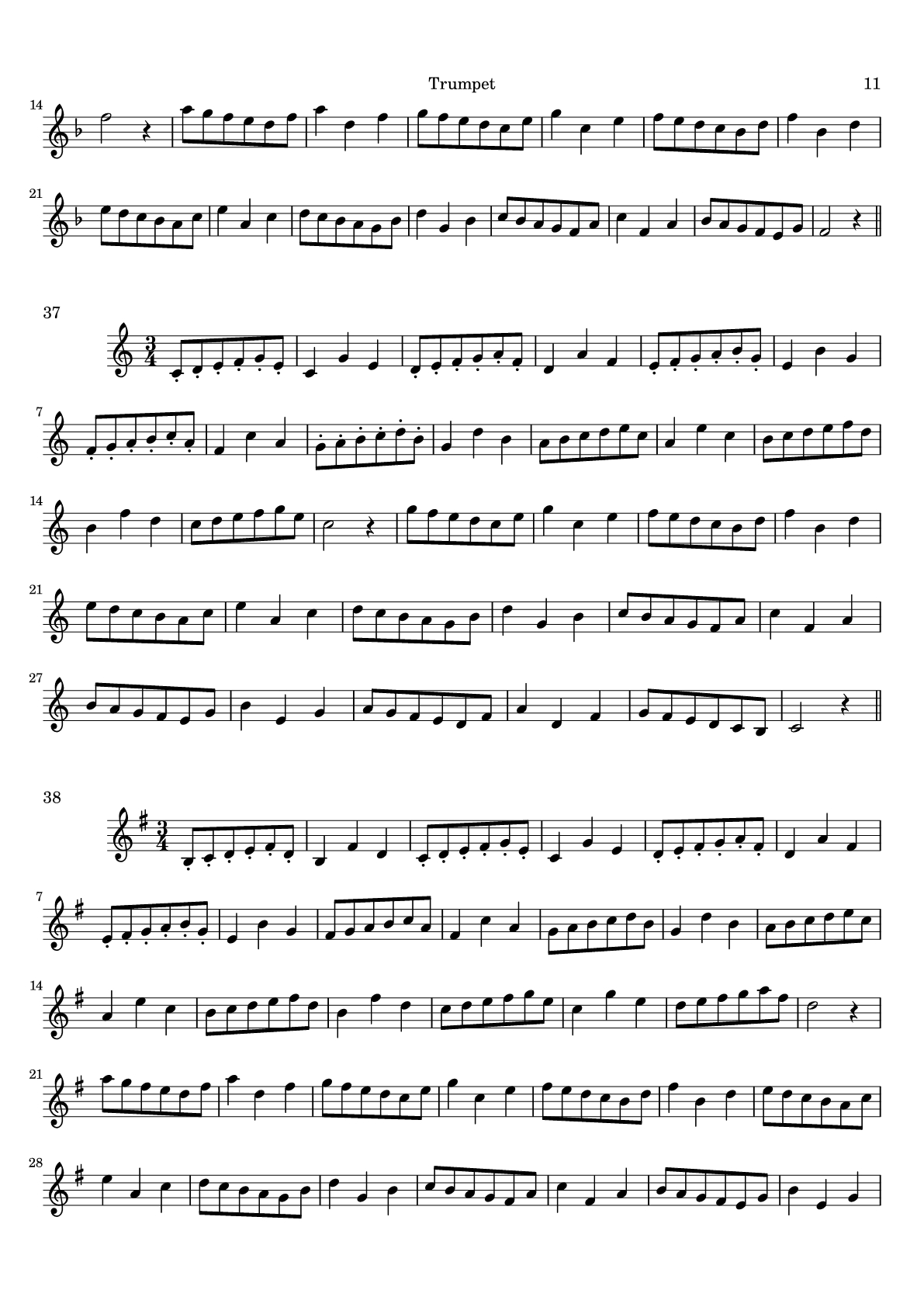 Méthode pour le cornet - Page11 Partitions gratuites