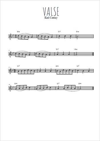 Karl Czerny - Valse