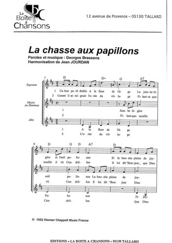 La chasse aux papillons