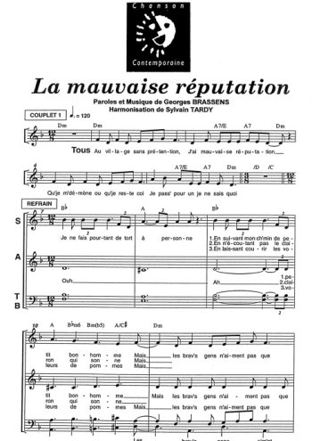 La mauvaise réputation, La boîte à chansons