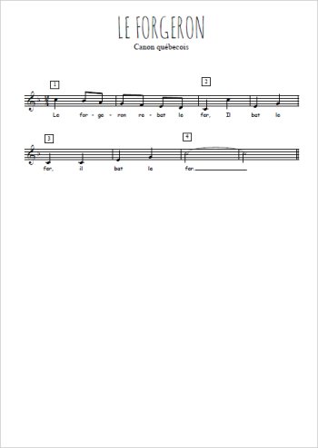 Traditionnel - Le forgeron