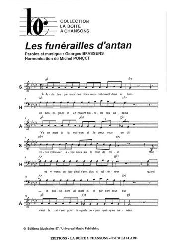 Les funérailles d'antan