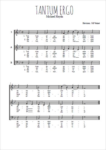 Michael Haydn - Tantum ergo sacramentum