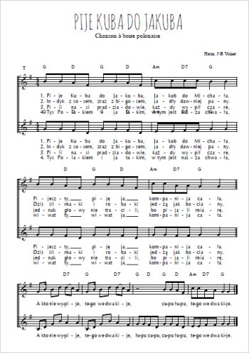 Traditionnel - Pije kuba do jakuba