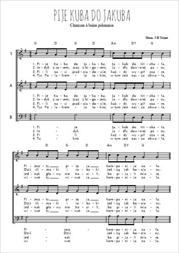 Traditionnel - Pije kuba do jakuba