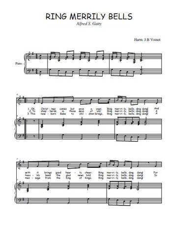 Téléchargez l'arrangement de la partition de Traditionnel-Ring-merrily-bells en PDF pour Chant et piano