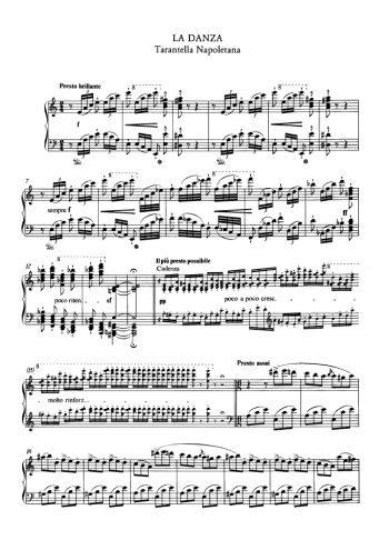 Gioachino Rossini - La danza - Tarentella napoletana