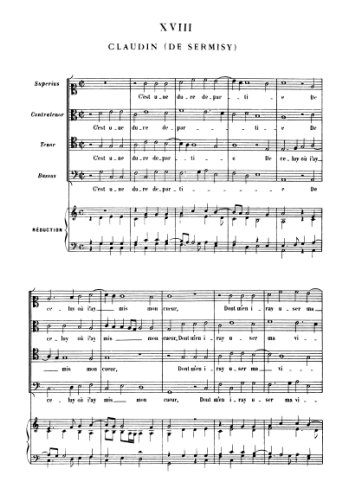 C'est une dure departie Partition gratuite