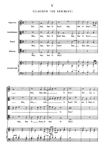 Hau hau hau le boys Partition gratuite