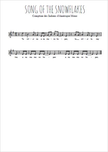 Traditionnel - Song of the snowflakes