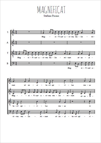 Magnificat Partition gratuite