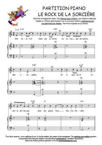 Stéphy - Le rock de la sorcière avec piano