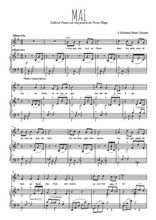 Téléchargez l'arrangement de la partition de Gabriel-Faure-Mai en PDF pour Chant et piano