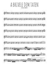 Téléchargez l'arrangement de la partition en Sib de la musique A brivele dem taten en PDF