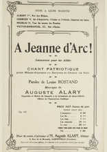 La partition gratuite de A Jeanne d'Arc