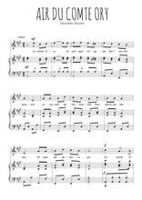 Téléchargez l'arrangement de la partition de opera-rossini-le-comte-ory en PDF pour Chant et piano