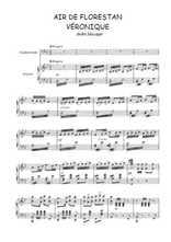 Téléchargez la partition de Air de Florestan en PDF pour Chant et piano