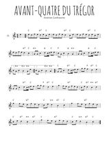 Téléchargez la partition de la musique bretagne-avant-quatre-du-tregor en PDF, pour flûte traversière
