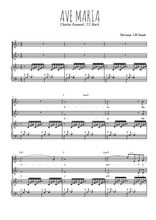Téléchargez l'arrangement de la partition de Ave Maria en PDF pour deux voix égales et piano