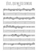Téléchargez la tablature de la musique bach-jesus-que-ma-joie-demeure en PDF