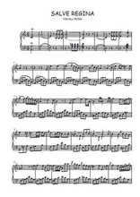 Téléchargez l'arrangement de la partition de Vincenzo-Bellini-Salve-Regina en PDF pour Chant et piano