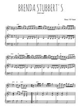 Téléchargez la partition de Brenda Stubbert's en PDF pour Mélodie et piano