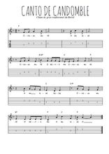 Téléchargez la tablature de la musique bresil-canto-de-candomble en PDF