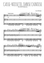 Téléchargez l'arrangement de la partition de Casse-noisette, Danse chinoise en PDF à trois voix