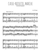 Téléchargez l'arrangement de la partition de tchaikovski-casse-noisette-marche en PDF à trois voix