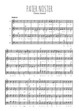 Téléchargez l'arrangement de la partition de Charles-Gounod-Pater-Noster en PDF à quatre voix