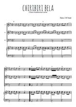 Téléchargez la partition de Chiribiri bela en PDF pour 3 voix SAB et piano