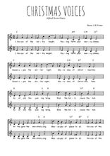 Téléchargez l'arrangement de la partition de Alfred-Scott-Gary-Christmas-voices en PDF à deux voix