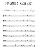 Téléchargez la partition pour saxophone en Mib de la musique irlande-connemara-cradle-song en PDF