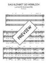 Téléchargez l'arrangement de la partition de mozart-la-flute-enchantee-das-klinget-so-herrlich en PDF à trois voix
