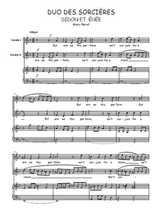 Téléchargez la partition de Duo des sorcières en PDF pour Chant et piano