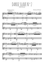 Téléchargez l'arrangement de la partition de anton-dvorak-danse-slave-n2 en PDF à deux voix