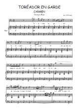 Téléchargez l'arrangement de la partition de Georges-Bizet-Carmen-Air-du-toreador en PDF pour Chant et piano