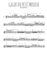 Téléchargez la partition de la musique Gigue du petit mousse en PDF, pour flûte traversière