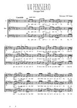 Téléchargez l'arrangement de la partition de verdi-nabucco-va-pensiero en PDF pour trois voix d'hommes