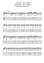 Téléchargez la tablature de la musique italie-gobbo-so-pare en PDF