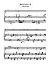 Téléchargez l'arrangement de la partition de Charles-Gounod-Ave-Verum en PDF pour Chant et piano