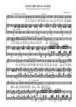 Téléchargez l'arrangement de la partition de Edvard-Grieg-Hun-er-saa-hvid en PDF pour Chant et piano