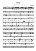 Téléchargez l'arrangement de la partition de Edvard-Grieg-Lok en PDF pour Chant et piano