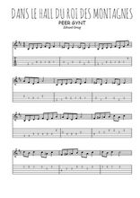 Téléchargez la tablature de la musique edvard-grieg-peer-gynt-dans-le-hall-du-roi-des-montagnes en PDF