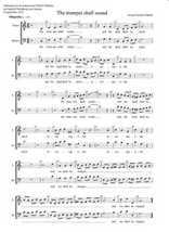 La partition gratuite de The trumpet shall sound