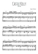 Téléchargez la partition de Castle Kelly en PDF pour Mélodie et piano